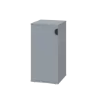 TN 2 - 3D kancelářská skříň, 1-dveřová, levá, 750x360x400, šedá